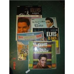 Six Elvis Presley L.Ps 'Fun in Acapulco' 'Roustabout' 'Elvis is back' 'His hand in mine' 'Something 