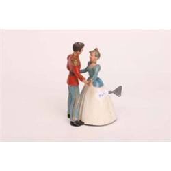 Minic Triang tinplate mechanical dancing couple 5" high in working order