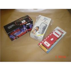 Three novelty phones, Miller Lite, Viper Car and soft foam phone