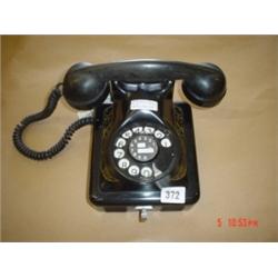 Black 'Bell' wall phone