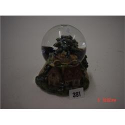 Border Fine Art 'Toad of Toad Hall' snowball with cottages