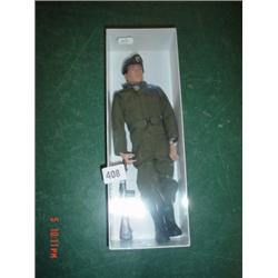 1969/70 Action Man soldier in uniform with rifle jointed hands and arms