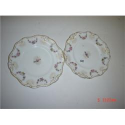 Two Davenport plates, c1870, 9" diameter