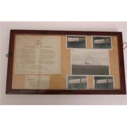 Unique collection of WW2 battleship memorabilia belonging to signal officer Passey of HMS King Georg