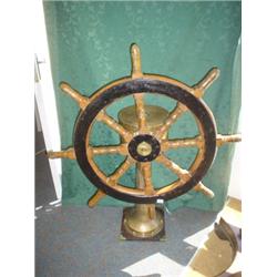 Brass 47" astronomical telescope with star finder, the barrel measures 39" mounted on Alt-Azimuth at