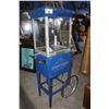 Image 2 : BLUE ROYAL HOME THEATER POPCORN MACHINE WITH METAL SIGN "HOT BUTTERED POPCORN"