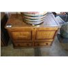 Image 1 : ORIGINAL 1850'S LIFT-TOP BLANKET CHEST