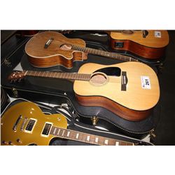 FENDER CD60 ACOUSTIC IN HARDSHELL CASE