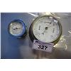 Image 1 : VINTAGE SESTREL MARINE BAROMETER - ENGLISH MADE AND VINTAGE SCHATZ COMPENSATED PRECISION BAROMETER -