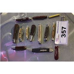 COLLECTION OF ASSORTED POCKET KNIVES