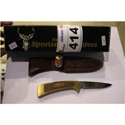 BROWNING SPORTSMAN'S KNIFE WITH BOX AND CASE