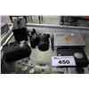 Image 1 : LOT INCLUDING NIKON AND LEICA VINTAGE CAMERAS, ANTIQUE PHOTO BOX AND GRUNDIG WORLD RECEIVER