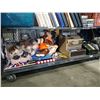 Image 2 : SHELF LOT OF VINTAGE COLLECTABLES INCLUDING COSTUMES, CASH REGISTERS, STUFFED ANIMALS AND MORE