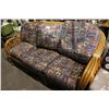 Image 1 : RATTAN PATIO SOFA WITH CUSHIONS