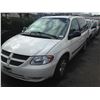 Image 1 : 2007 DODGE CARAVAN, 2DRSW, WHITE, GAS, AUTOMATIC, VIN#1D4GP25R07B117575, 226,385KMS,
