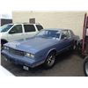 Image 1 : 1984 CHEVROLET MONTE CARLO, BLUE, 2DRCP, GAS, AUTOMATIC, VIN#1G1AZ37A0ER195104, TMU, RD,CR, RUSTY