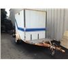 Image 1 : 1992 ALLSPEED BOX TRAILER, WHITE, VIN#2A935442XN1011055, 8' X 5.25' BOX, OVERALL LENGTH 14.5', NO