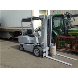 KALMAR CP50 FORKLIFT, GREY, PROPANE, COMES WITH PROPANE TANK, 42" FORKS, 9,816 HOURS,