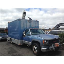 1999 GMC 3500 HD SL, SERVICE VAN, BLUE, VIN # 1GDKC34F6XF046810