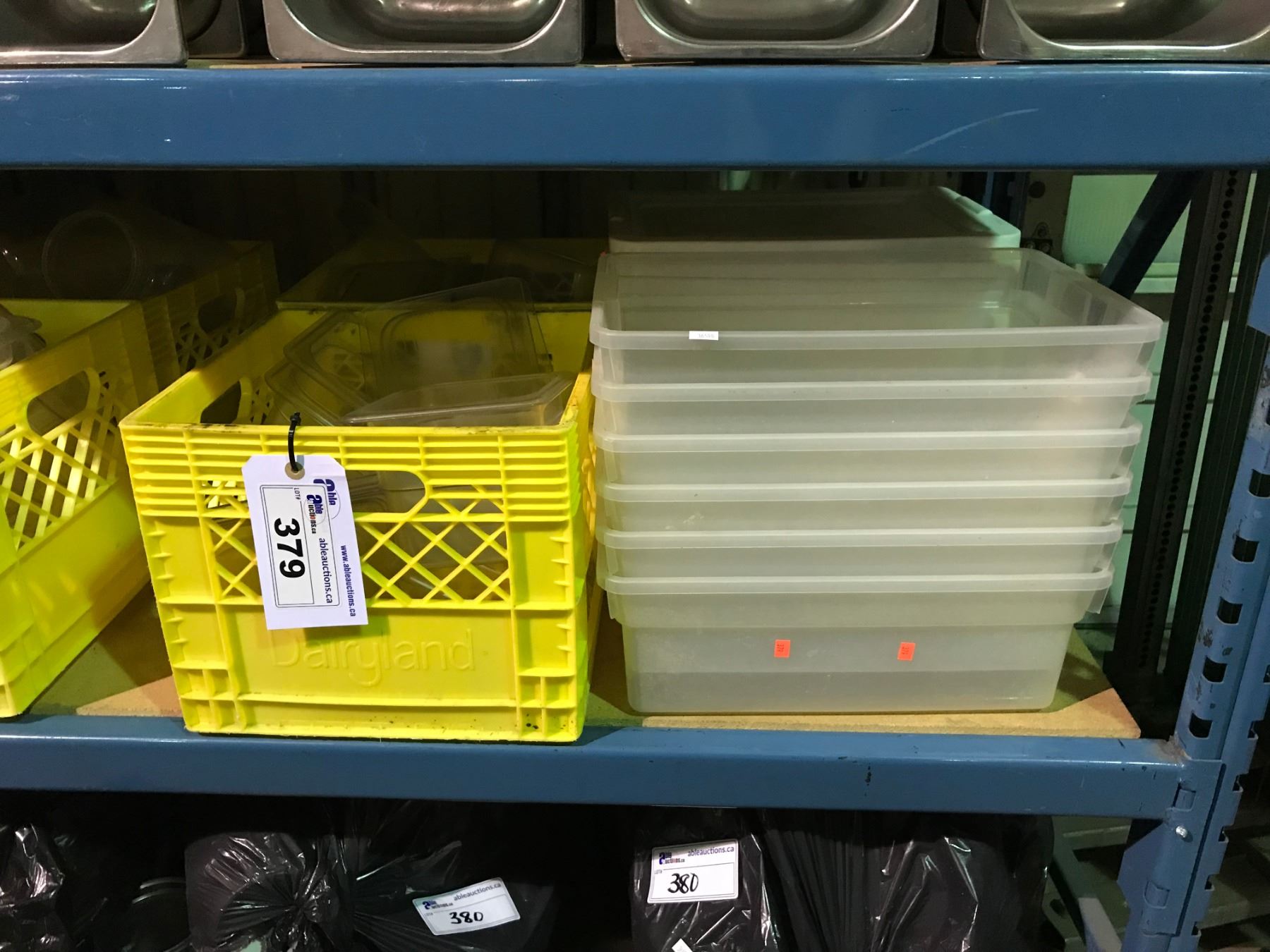 PLASTIC STORAGE CONTAINERS, INSERTS & LIDS