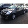Image 1 : 2012 NISSIAN VERSA, BLACK, GAS, AUTOMATIC, VIN#3N1CN7AP6CL810701, TMU