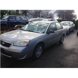 2007 CHEVROLET, MALIBU, GREY, GAS, AUTOMATIC, VIN#1G1ZS57F97F255254, TMU