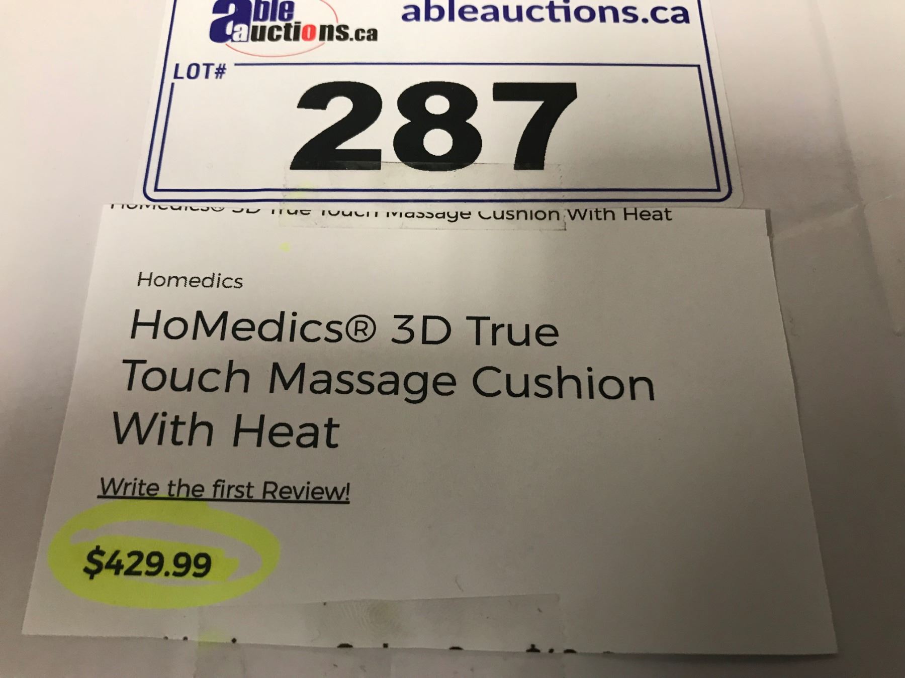 Homedics Shiatsu 3d Trutouch Massage Cushion With Soothing Heat