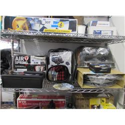 AUTOMOTIVE SEAT COVERS, HUB CAPS, HEADLIGHT, LED HEADLIGHTS, SIDE MIRROR, AIR SPRING KIT, TIRE