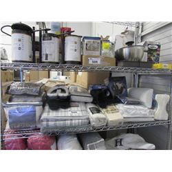 THERAPEDIC MEMORY FOAM SLIPPERS, HARRY POTTER ROBE, CONTOUR LEG PILLOW, BED SHEET SETS, BATH MAT,