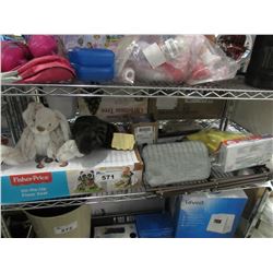 PLUSH BUNNY, BEAVER PUPPET, FISHER PRICE SIT ME UP FLOOR SEAT, POKEMON POWER ACTION PIKACHU, TRAVEL