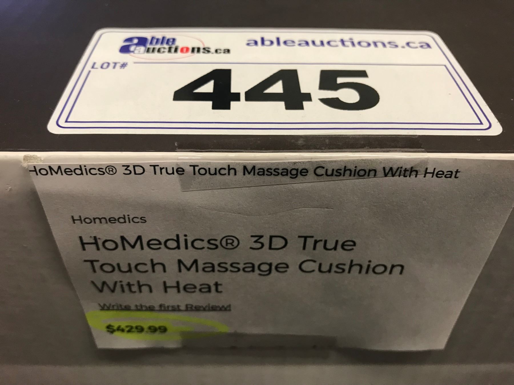 Homedics Shiatsu 3d Tru Touch Massage Cushion With Soothing Heat