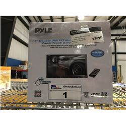 PYLE 7" DOUBLE DIN TFT TOUCH SCREEN CAR AUDIO MULTIMEDIA PLAYER