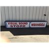 Image 1 : OUTDOOR COMMERCIAL ADVERTISEMENT SIGN APPROX 12'X2'