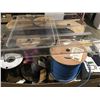 Image 1 : PALLET LOT OF ASSTD SPOOLS OF LOW AMP ELECTRONICS ELECTRICAL WIRING