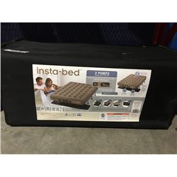 INSTA-BED QUEEN SIZE EZ BED WITH NEVER FLAT DUAL PUMP