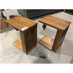 PAIR OF LIVING ROOM SIDE TABLES