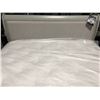 Image 2 : 4PCS QUEEN SIZE BEDROOM SUITE  - HEADBOARD, FOOTBOARD WITH RAILS, 6 DRAWER DRESSER WITH MIRROR & 2