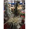 Image 1 : GROUP OF 4 ARTIFICIAL SMALL TREES & PLANTS