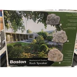 BOSTON ACOUSTIC WEATHER PROOF OUTDOOR ROCK SPEAKER