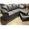 Image 2 : 2 PCS GREY UPHOLSTERED SOFA CHAISE