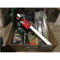 1 BOX ASSTD TOOLS - HARDWARE & MISC