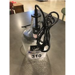 CONTEMPORARY GLASS HANGING LIGHT FIXTURE