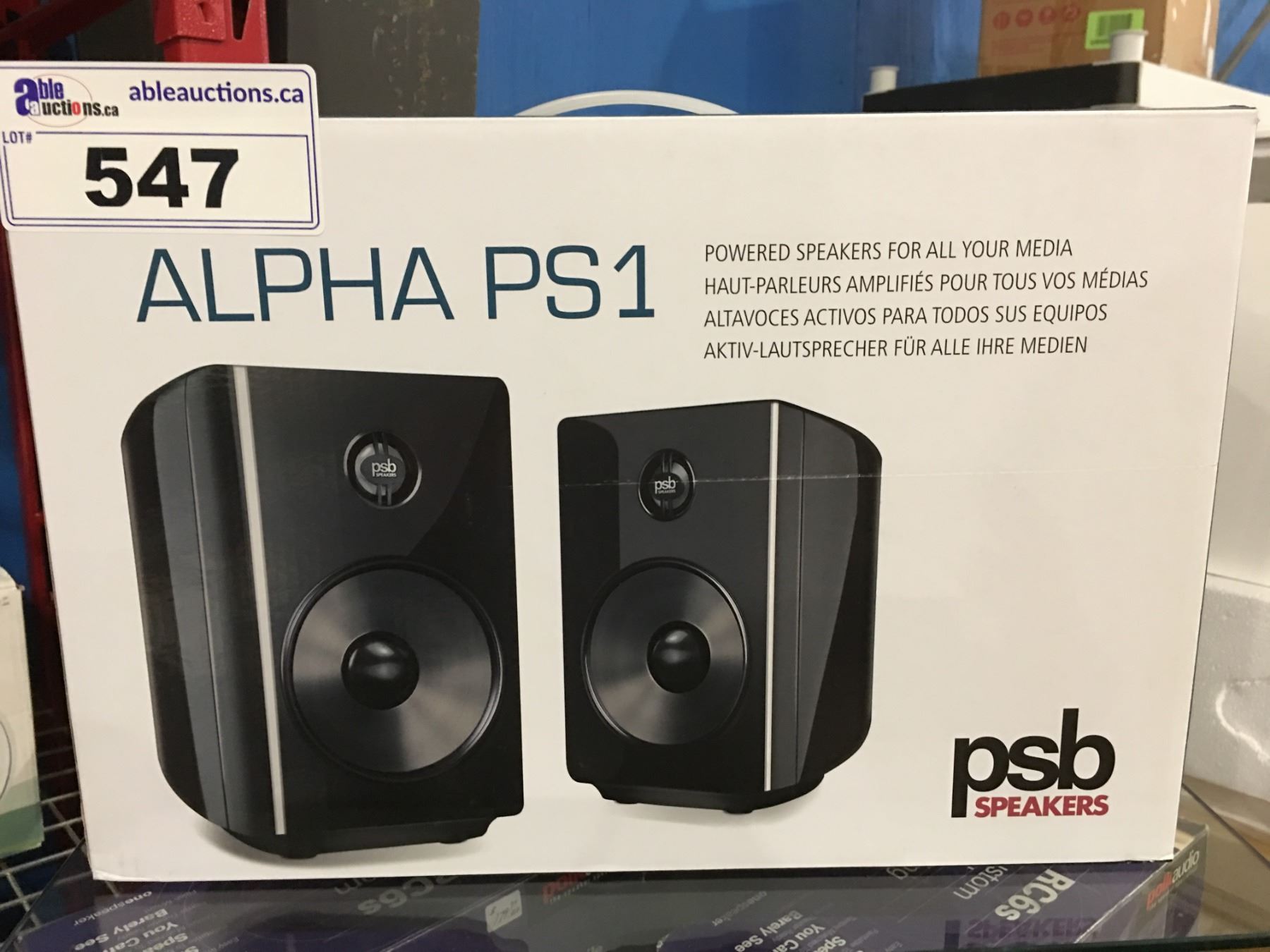 Psb Alpha Ps1 Powered Speakers For All Your Media
