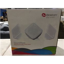 BOSTON SOUNDWARE HIGH PERFORMANCE INDOOR/OUTDOOR SPEAKER - RED