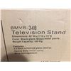 Image 2 : PRO-LINEAR 48" 3 TIER TELEVISION STAND - GLASS & BLACK METAL