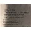 Image 2 : PRO-LINEAR 28" 4 TIER TELEVISION STAND - GLASS & BLACK METAL