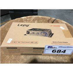 LEPY BUILT IN POWER ADAPTOR HI FI STEREO DIGITAL AUDIO AMPLIFIER