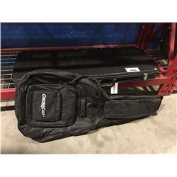CHROMACAST ELECTRIC GUITAR CASE - (BUCKLE REQUIRES REPAIR) & CHROMACAST SOFT ACOUSTIC GUITAR CASE