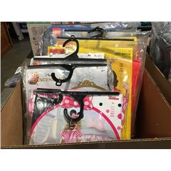 1 BOX OF 7 ASSTD KIDS COSTUMES