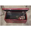 Image 2 : RED PADDED STORAGE BENCH